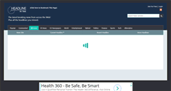 Desktop Screenshot of headlineintime.com